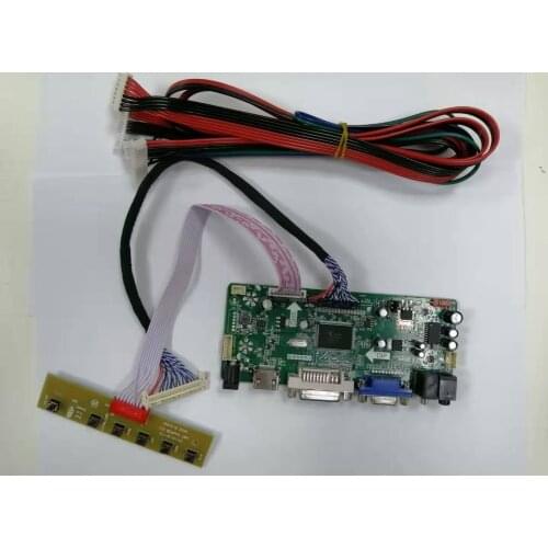 M.NT68676 Driver Board Kit for LC320WUN(SA)(A1) LC320WUN-SAA1 32 inch 1920*1080 HDMI+DVI+VGA LCD LED screen Controller Board