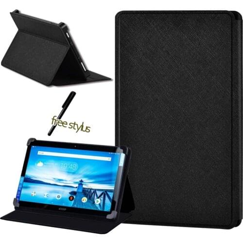 Leather Anti-fall Tablet Case for Lenovo Smart Tab P10 /P10 LTE Universal Tablet PU Leather /Shockproof Cover Case +Stylus