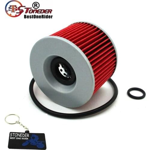 STONEDER Oil Filter For KAWASAKI ZX400F EX250R NINJA ZZR1200 ZR7S ZR750 ZR400 ZR1100 ZG1000 KZ1000P POLICE CB650LC ZZR1200