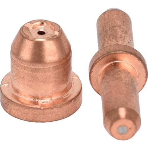 Electrode Tip Kit 10 Set Directly Replace Plasma Cutter Consumables for TC60 for Spreading Arc