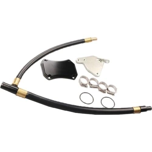 New EGR Valve Cooler Delete Kit Exhaust Gas Circulation Pipe Fitting Kit for Chevy GMC 11-15 6.6L LML Duramax Turbo Diesel