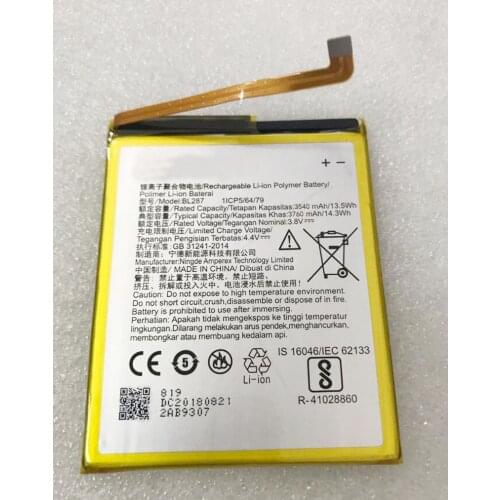 BL287 NEW Genuine Li-ion Battery For Lenovo K5 Note Mobile Phone 3760mAh