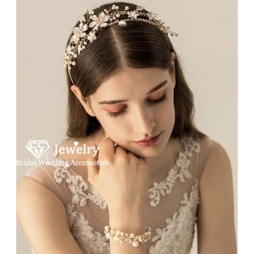 CC Hairband Hair Hoops Crown Women Wedding Accessories for Bride High Quality Tiara High Quality Princess Hairwear Party C19