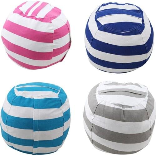 Stuffable Animal Toys Storage Bean Bag Stuffed Children Kids Plush Toy Organizer Large Capacity Storage Bags