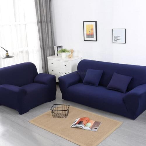 Solid Color Sofa Cover Stretch All-inclusive Fabric Living Room Sofa Sofa Cover Modular Sofa Sofa Cover
