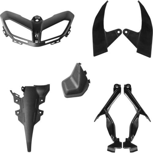 Motorcycle Front Upper Nose Headlight Fairing Cowls Cover Set ABS Unpainted Yamaha MT09 FZ09 2017-2020 2019 MT-09 Accessories