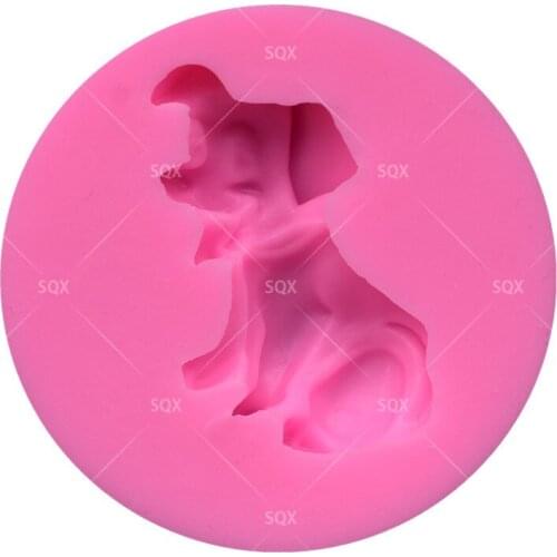Dog Shaped Silicone Mold Fondant Mould Cake Decorating Baking Tools Kitchen Accessories SQ15159
