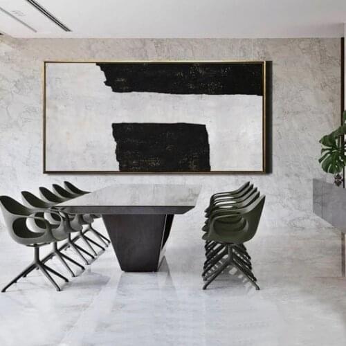 Modern Geometric Abstract Painting Industrial Style Canvas Poster Minimalist Wall Art Pictures for Living Room Home Decor