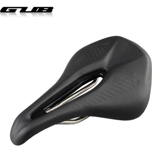 GUB Bicycle Saddle Hollow Breathable Soft Seat Cushion Racing MTB Mountain Road Bike Cycling Saddle Riding Parts 160*250mm Black