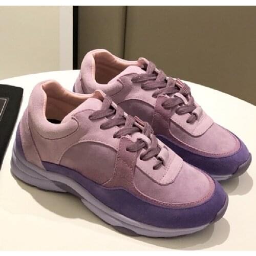 Women Shoes Comfort Casual Flat Sneakers Slip-proof Spring Autumn Round Toe Lace Up Shoes Female Mesh Shoes Zapatos De Mujer