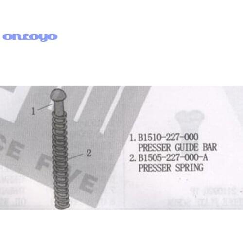 1 PCS PRESSER GUIDE BAR #B1510-227-000 FOR JUKI LH-512 515