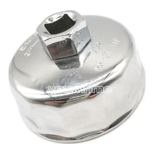 902 Steel 14 Tooth Flute Oil Filter Wrench 66-67mm Socket Remover Tool For Ford Hyundai Car Styling