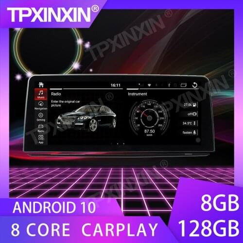 For BMW 7 Series 2016-2020 12.3inch GPS HD Touch Screen Radio Car Video Radio Android Radio DVD Player Audio Multimedia