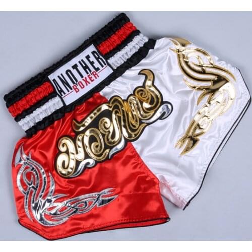 Combat MMA Boxer Shorts Thai Muay Boxeo Training Sport Shorts High Quality Kick Boxing Fitness Athletic Pants for Kids Adults
