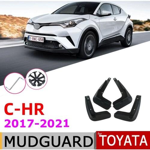 Mudguards For Toyota CHR C-HR 2019 2018 2017 C HR AX10 Front Rear Mudflap Fender Mud Flaps Guard Splash Flap Car Accessori
