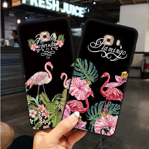 For Samsung S9 Plus Flamingo Case Cover Cute Phone Bag TPU Case for Samsung S9Plus S9P Coque