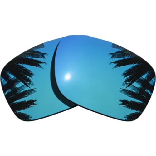 Ice Blue Mirrored Polarized Replacement Lenses for Ray-Ban RB4165-54mm Sunglasses Frame 100% UVA & UVB