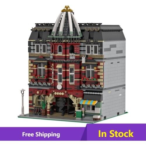 Brick School Set Architecture StudenEducational t Institution House Bricks DIY Education MOC-5973 Modular Assemble Toys Kid Gift