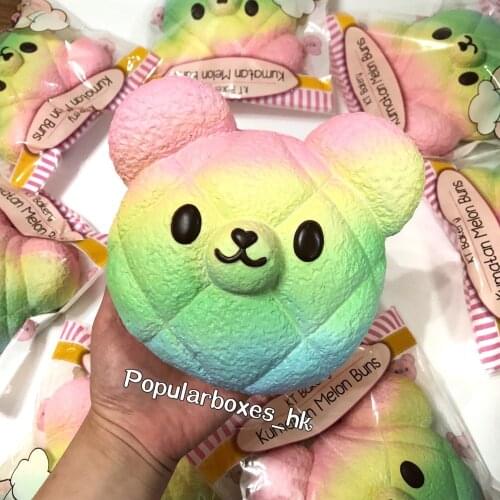 Bunny cafe kumatan rainbow melon bun squishy Slow Rising Gift Toy