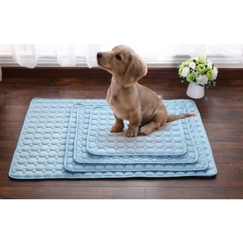 Summer pet ice pad cool pet pad cheap pet dog pad cat litter Wolf green pet supplies blue