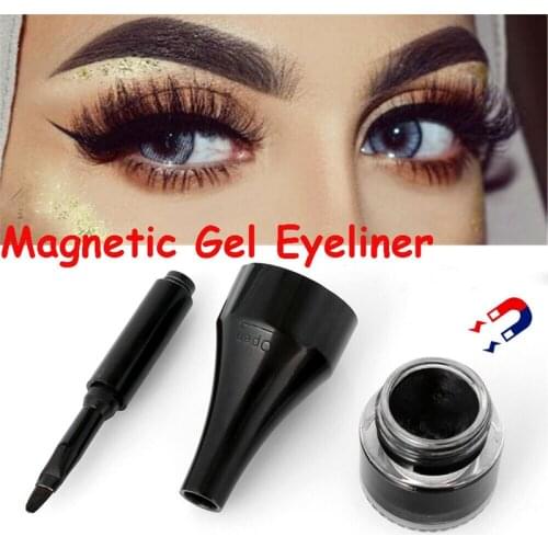 Magnetic Eyeliner Gel for Reusable Natural Long Magnetic False Eyelashes Fake Eyelash Extension Eye Lashes Makeup