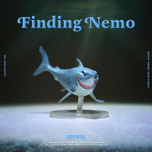 12PCS 5cm High quality Disney Finding Nemo seafloor large set total motion shark pendulum model