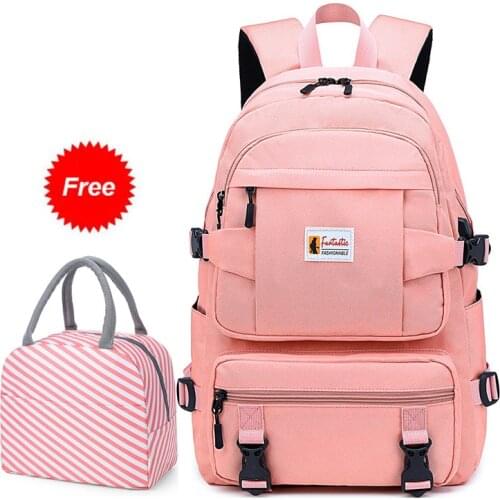 2021 new backpack bags for women children school bags for girls waterproof oxford large school backpack for teenagers schoolbag