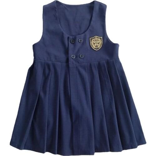 2021 Autumn Casual Solid Girls Dress Cartoon Kids Dresses For Girls High Quality Fashion Girl Clothes