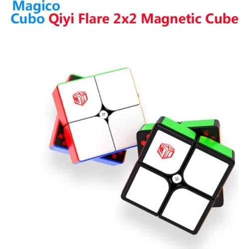 QiYi XMD Flare 2x2 Magnetic Magic Cubes MoFangGe X-Man 2x2x2 Cube Professional Speed Cube Educational Toys For Children Gift