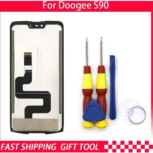 New Original Touch Screen LCD Display LCD Screen For DOOGEE S90 S90 Pro Replacement Parts + Disassemble Tool+3M Adhesive