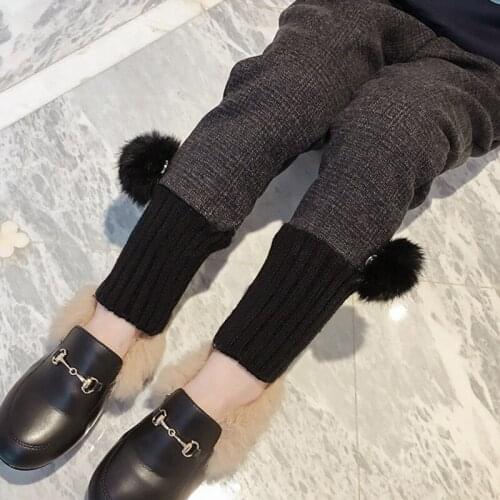 2019 new winter Girls Kids boys Plus velvet padded bottoming pants trousers comfortable cute baby Clothes Children Clothing