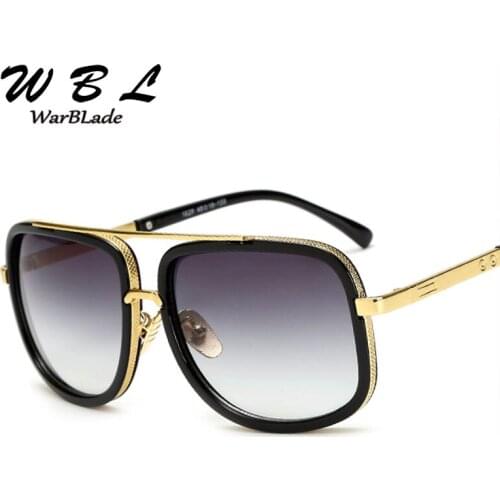 WarBLade Oversized Men Sunglasses Men Luxury Brand Women Sun Glasses Square Male Gafas De Sol Female Sunglasses For Men Women