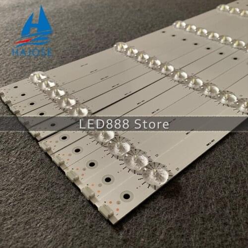 10 PCS/lot LED backlight strip for Hisense LTDN55K321 UB55EC591 HD550DU-B51 LED55K320U SVH550AF2 DEXP U55B9000H