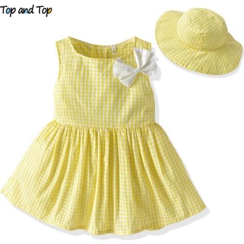 Повседневные платья для малышек Top And Top China At AliExpress