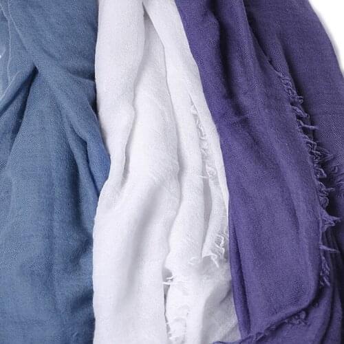 Super large size 100% goat cashmere women elegant thin scarf shawl pashmina 200x100cm white 3color