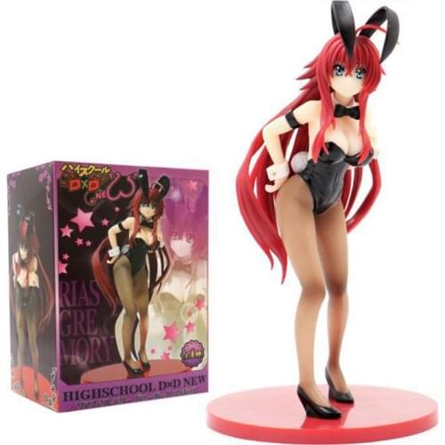 19cm sexy High School D×D Rias Gremory Bunny girl action figure toys collectors Christmas gift doll with box