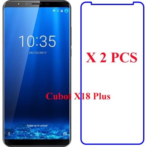 2PCS Cubot X18 Plus Screen Protector Thin Front Phone Films Explosion Proof Tempered Glass For Cubot X18 Plus Phone Film Guard