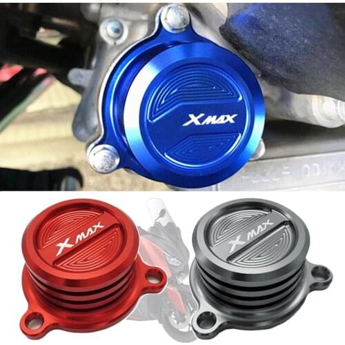 Motorcycle Accessories Water Oil Fuel Filter Tank Cooling Radiating Cover Cap For Yamaha XMAX X MAX 250 300 2017-2018 X-MAX 400