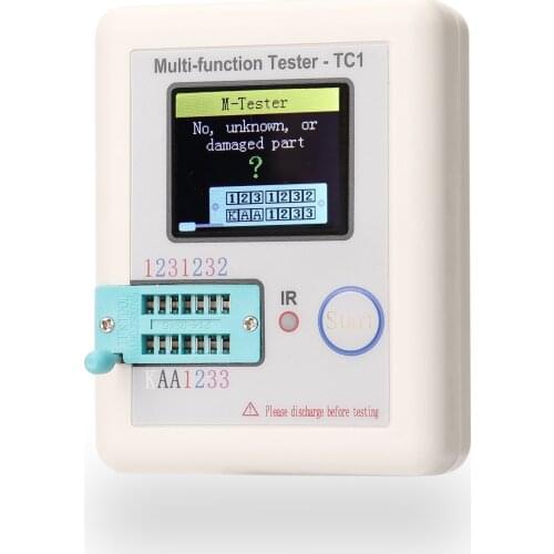 Color Screen Transistor Tester Multimeter Colorful Display For Diode Triode MOS/PNP/NPN Capacitor Resistor Transistor Test Meter