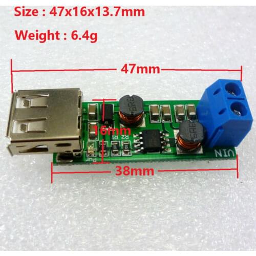DD1205UA USB dc-dc boost buck step up step down converter Input 1-6.5V Output 5V Power supply module