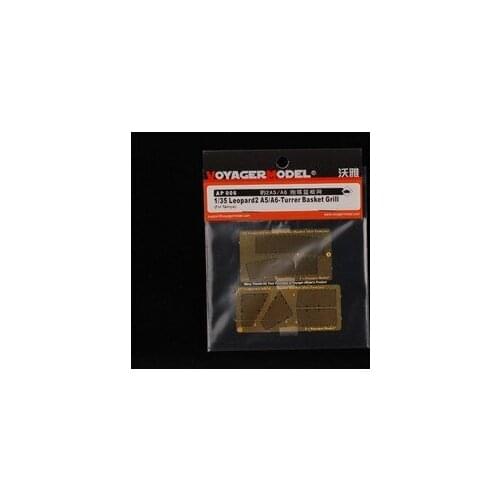 KNL HOBBY Voyager Model AP006 Leopard 2A5 / A6 main battle tank turret debris bar barrier metal etching pieces