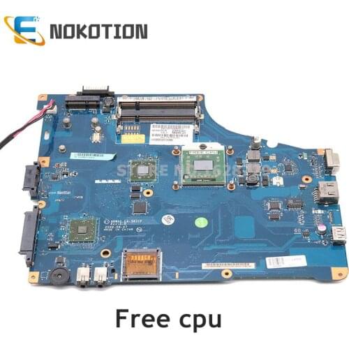 NOKOTION K000085470 K000085480 LA-5831P For Toshiba Satalite L455D L450D Laptop Motherboard Socket S1 DDR2 Free CPU full test