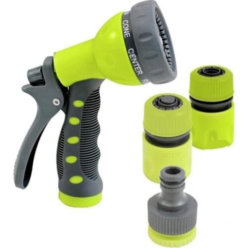 Medallion 7 Types Spray Irrigation Gun Set Car Washer Spray Garden Wash Water Gun Ajustable Hose Nozzles 7 Pattern High pressure