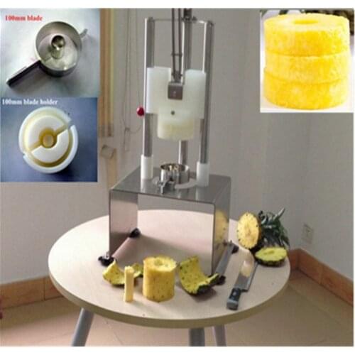 Stainless steel pineapple peeler corer slicer cutter machine ZF
