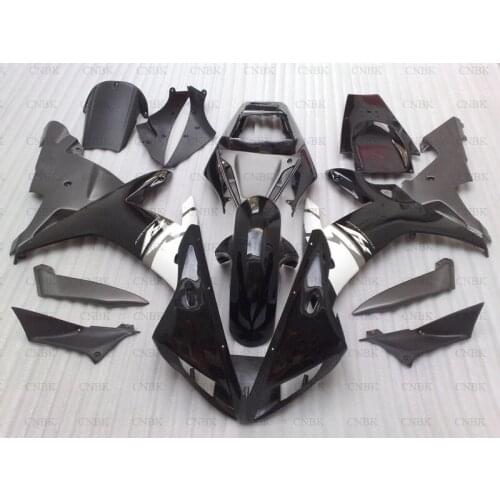 Fairing for YZFR1 2002 YZF1000 R1 Bodywork 2003 YZF1000 R1 Plastic Fairings 2002 - 2003 Black