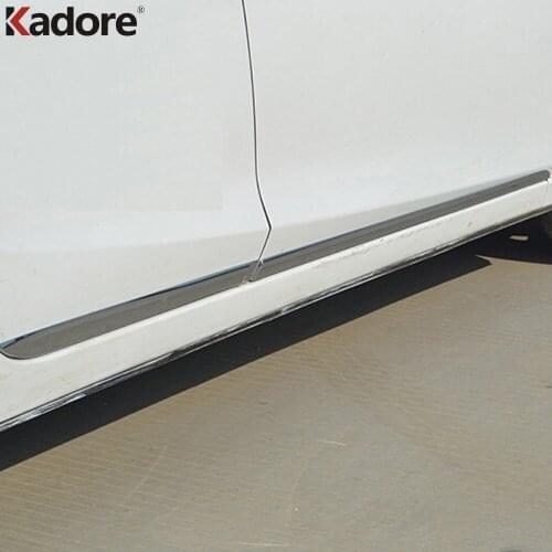 Side Door Body Trim For Mazda 3 M3 Axela 2014 2015 ABS Chrome Door Moulding Streamer Panel Strip Car Styling Accessories 6pcs