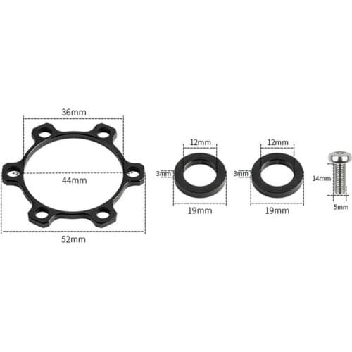 GUB Bicycle Boost Hub Adapter Change 142mm to 148mm Bike Hub Spacer Washer 6 Bolt standard Thru Axle
