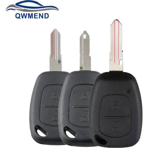 BHKEY for Renault Key Shell 2 Buttons Remote Key Fob Case For Vauxhall/Opel Vivaro/ Renault Movano Trafic Renault Kangoo
