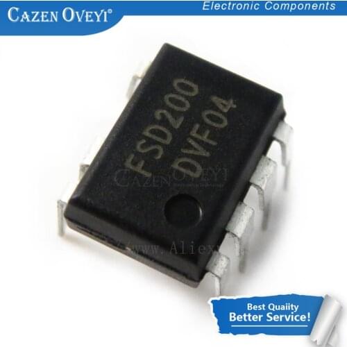 10pcs/lot FSD200 DIP7 Distribution SMPS Switch fast delivery In Stock