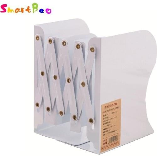 Adjustable Metal Bookend Simple Design Book Standing Stretching Book Stand Book Organizer